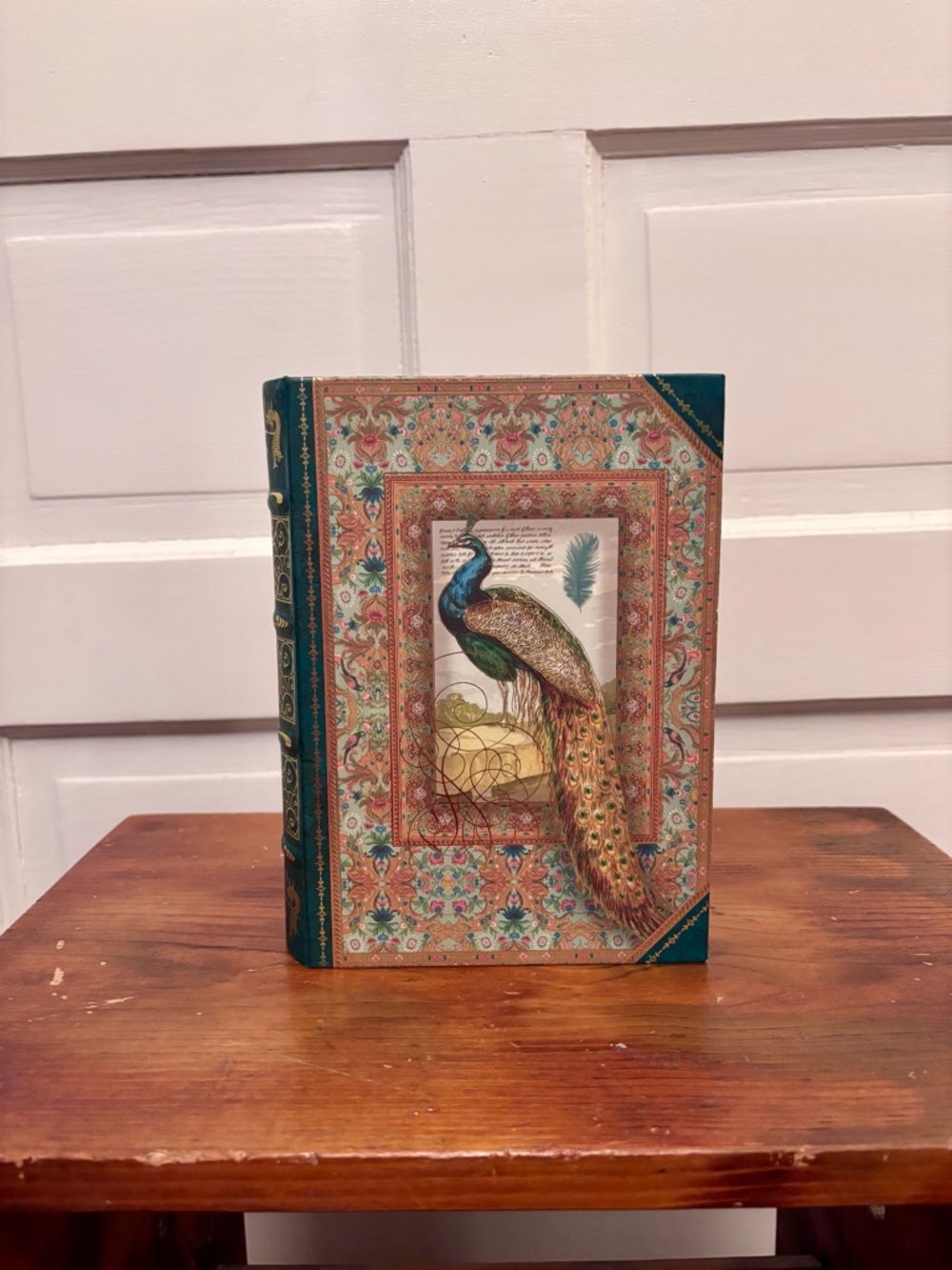 Peacock Decorative Cardboard Box